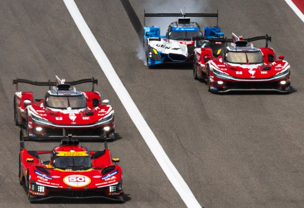A Ferrari le alcanzó con esperar: ganó en Austin porque el Toyota se rompió a quince minutos del final