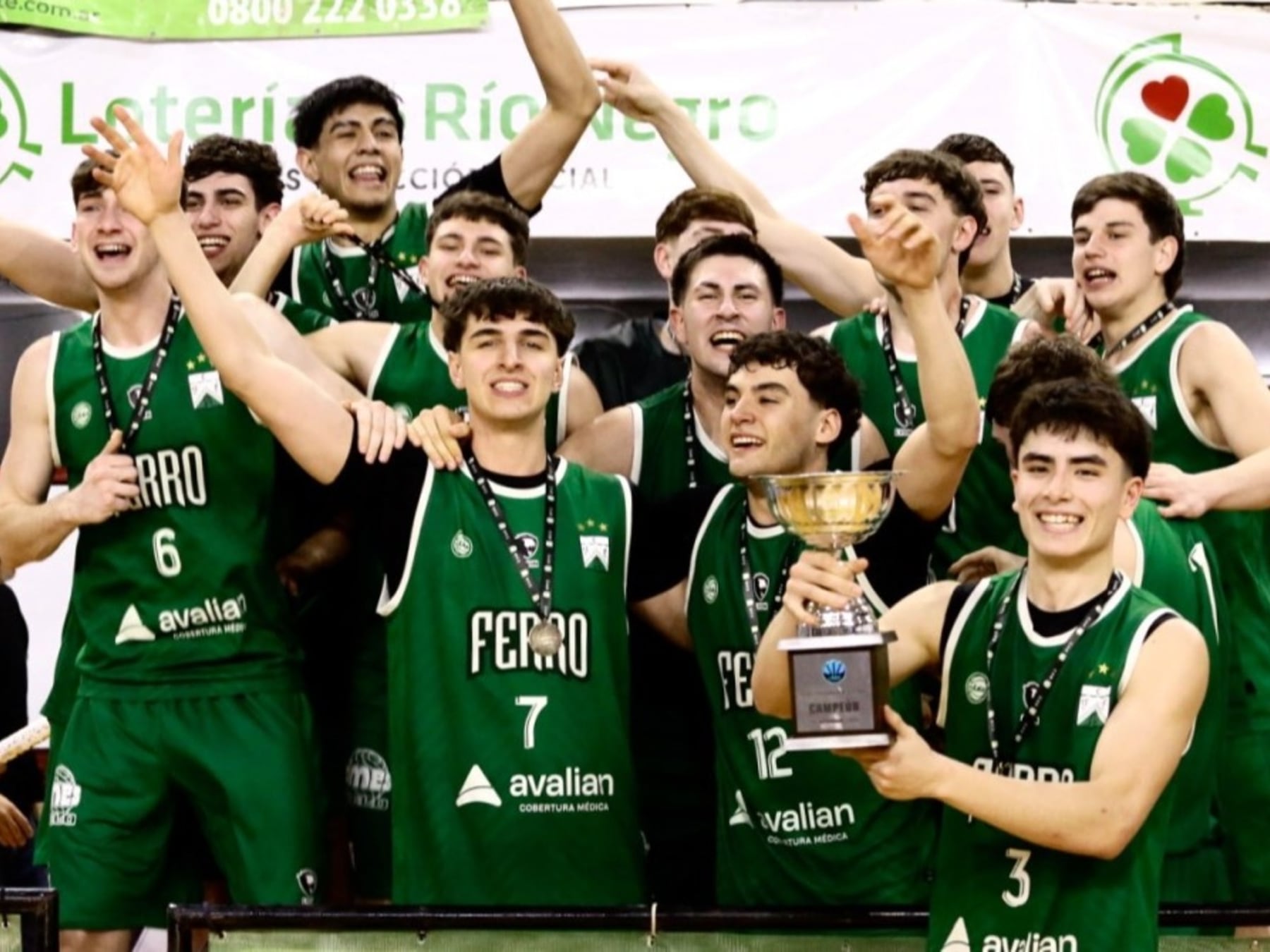 Ferro de Caballito se consagró en Viedma y se llevó el título de la Liga Federal Formativa U21