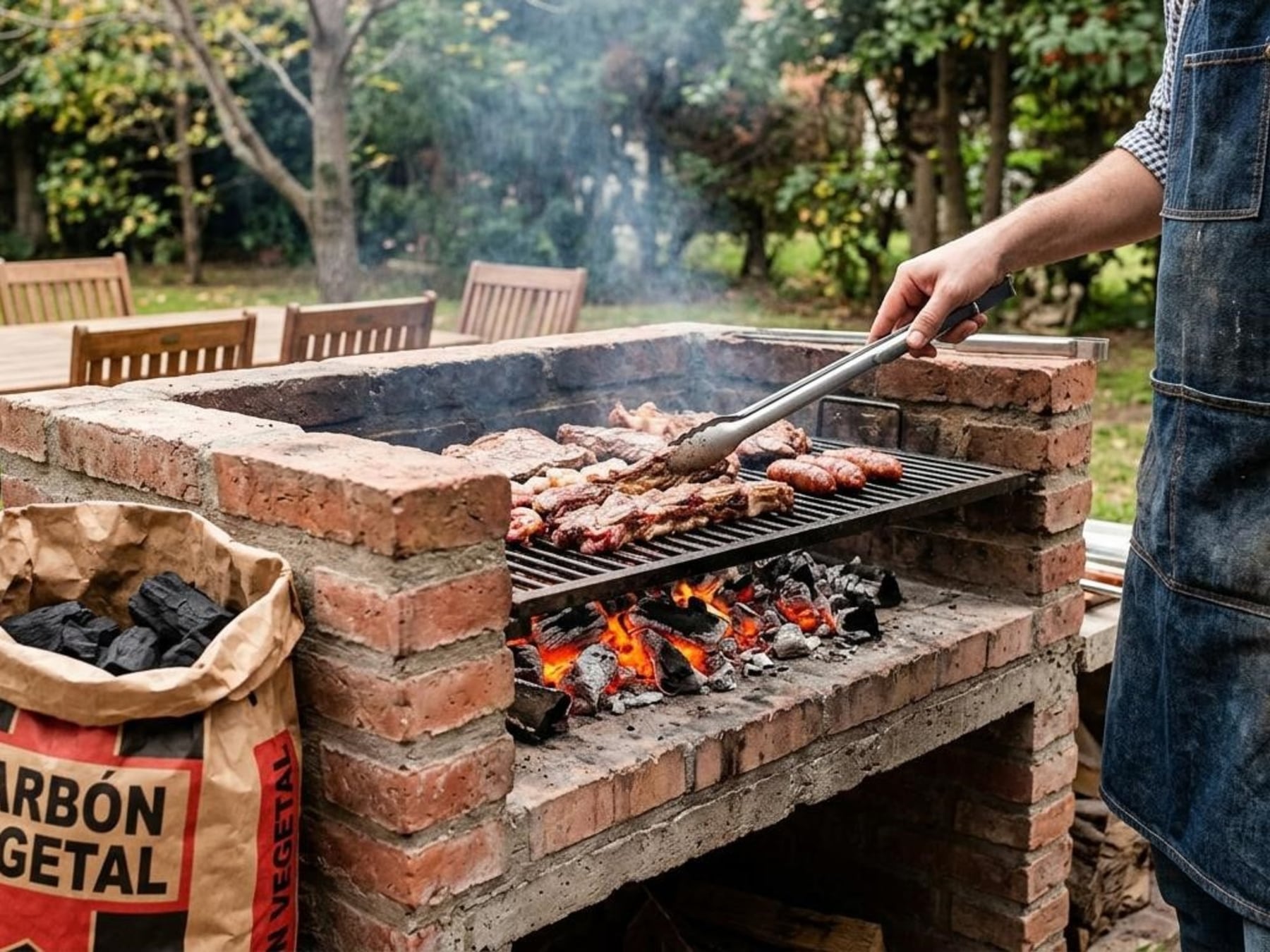 Carbón para el asado: cuánto calcular para que no te queden brasas a mitad de camino