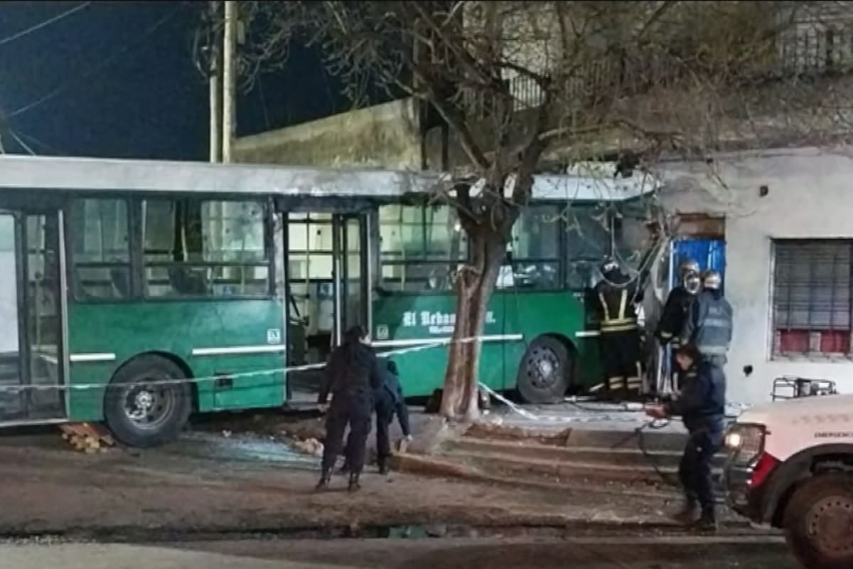 Un colectivero de la línea 527 murió al estrellar su unidad contra una vivienda en Temperley