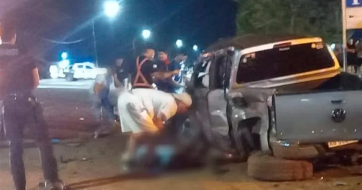 Siniestro vial en San Vicente: dos muertos y cinco lesionados en el acceso a la Ruta 14