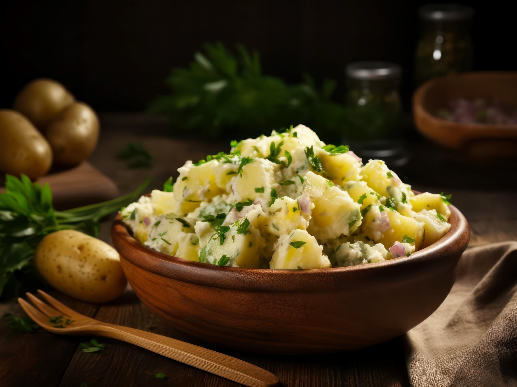 Ensalada de papa: la cocina pide paciencia para no convertirla en puré
