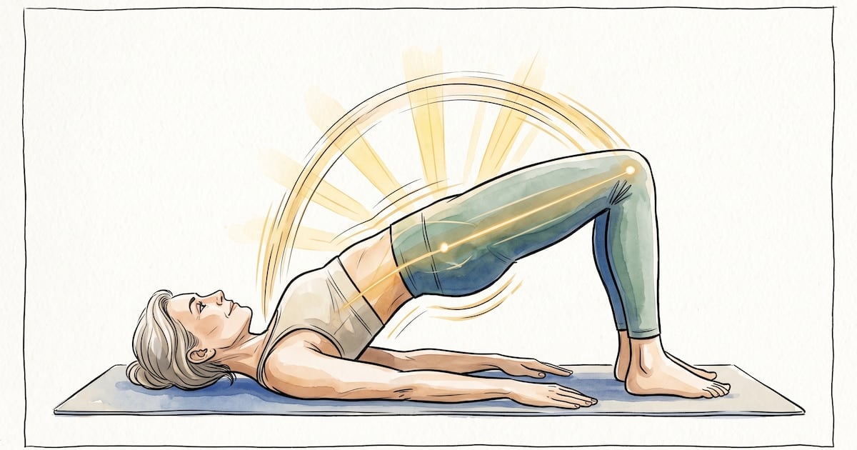 Plancha adaptada y puente: dos movimientos para sostener el abdomen después de los 50