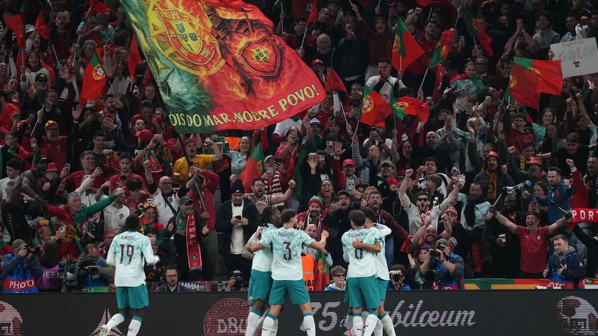 Portugal, sin Ronaldo y a puro gol: se floreó en Dinamarca y sigue de racha en la Nations