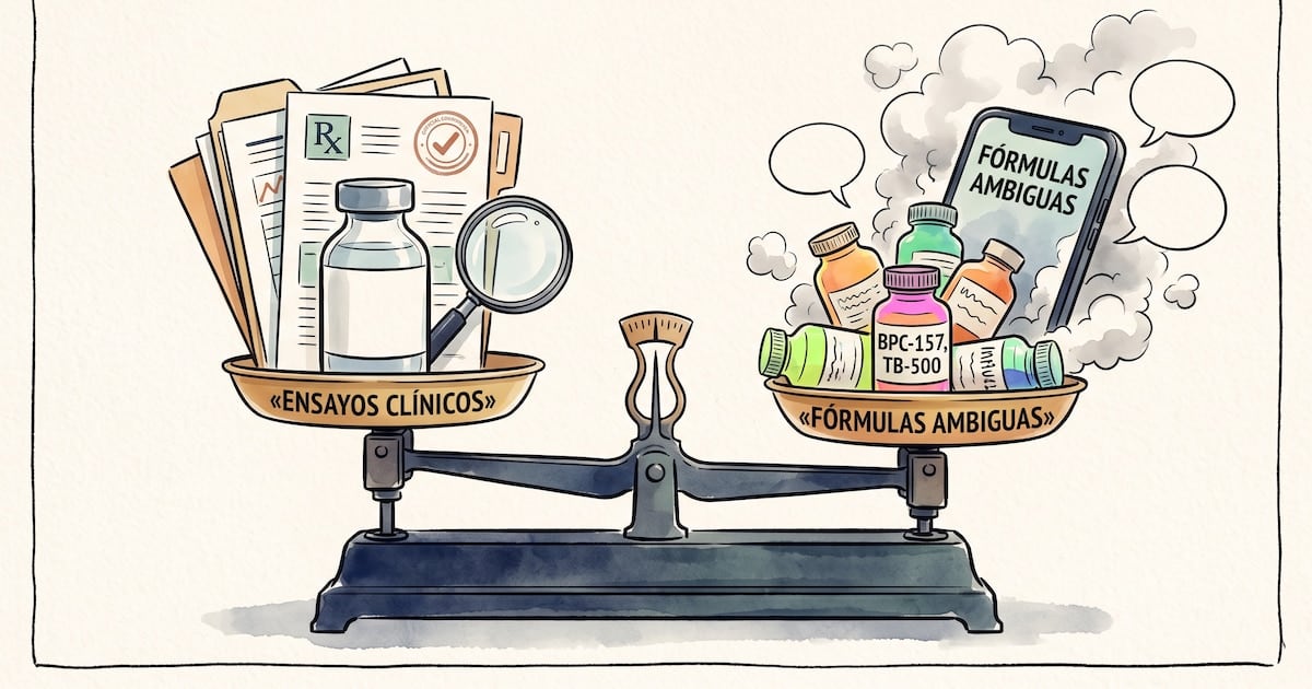 Péptidos bajo la lupa: un especialista marcó la distancia entre evidencia clínica y promesas de moda
