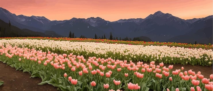 Trevelin se viste de tulipanes: una escapada para mirar de cerca la floración más linda de la Patagonia
