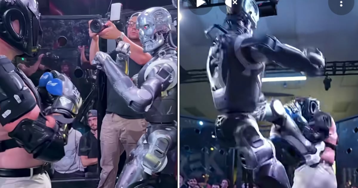 San Francisco: influencer peleó contra robots humanoides, terminó con la mano lesionada y la empresa recibió una intimación del Estado