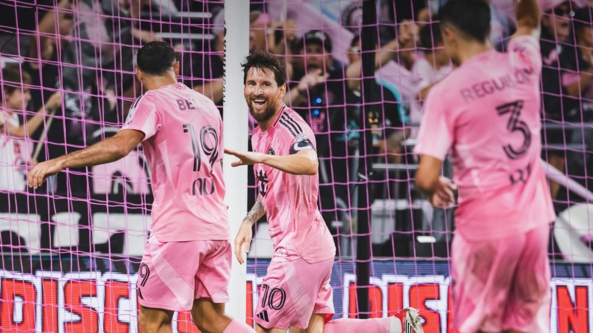 Dos minutos y un ratito de Messi: Miami cortó la mala racha a puro gol