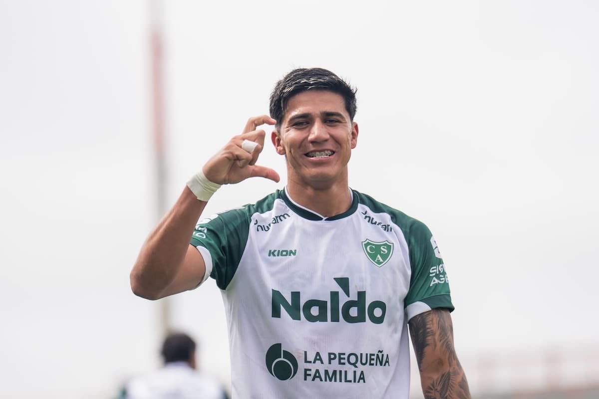 Marabel, el nueve que se sobrepuso a un fierro en la pierna y ahora va por la cima de los goleadores ante River