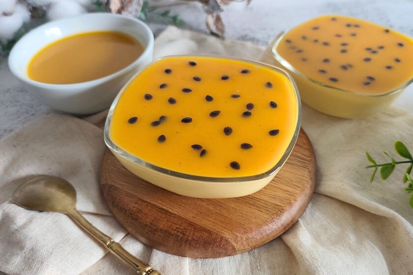 Maracuyá al vaso: una mousse sin horno para sortear el calor con un ácido bien marcado