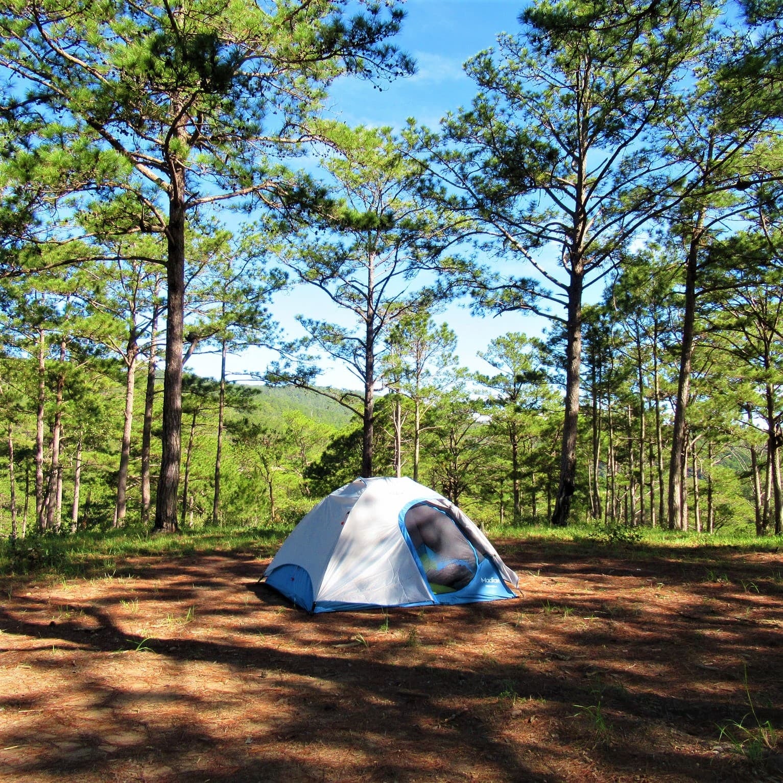 Un camping francés desembarca en las dunas de Mar Azul