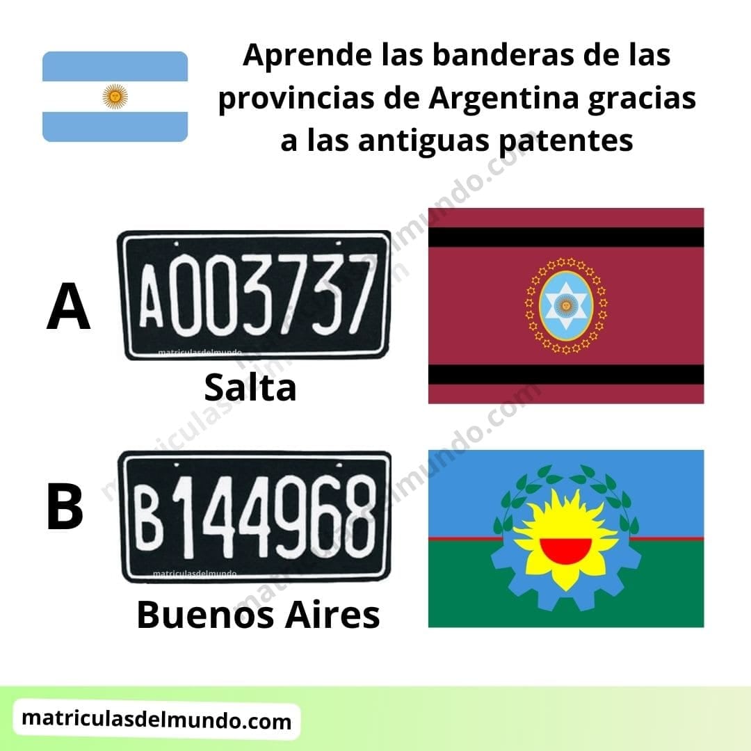 Patentes: la combinación que revela la antigüedad del auto